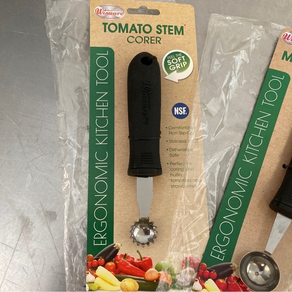 Kitchen Tools - Melon Baller -Tomato Corer -Lemon Zester Peeler NSF Soft Grip - Picture 2 of 7